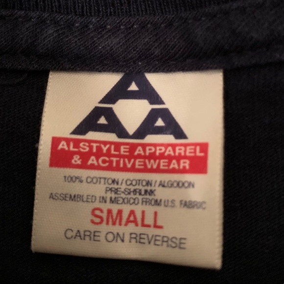 Vintage SDSU Aztecs Spellout Tee Sz S - Picture 3 of 6